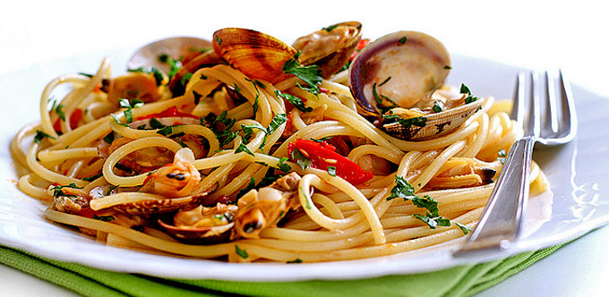 Spaghetti con Vongole